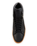 Men's Basket GTX® Mid-Top Leather Sneaker, Black