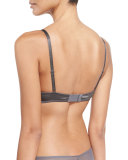 Soie Belle Full-Cup Bra, Anthracite