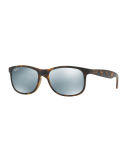 Andy Rectangular Flash Sunglasses
