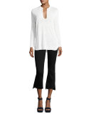 Insider Crop Step Fray Jeans, Not Guilty