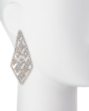 Crystal Lattice Drop Earrings