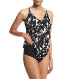 Magnolia Blossom Rita Ruffled Tankini Swim Top