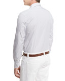Albert Striped Sport Shirt, Blue