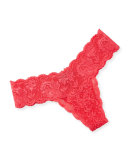 Never Say Never Cutie Lace Thong, Paradise Pink