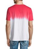 Vintage-Logo Tie-Dye Short-Sleeve T-Shirt, Red