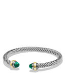 Cable Bullet Cabochon Bracelet, 5mm