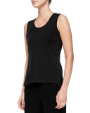 Knit Scoop-Neck Tank Top, Plus Size