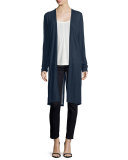 Hazel Semi-Sheer Heathered Jersey Shell