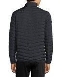 Collet Extent Zip-Up Puffer Jacket, Black