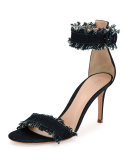 Portofino Denim 85mm Sandal, Denim