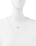 18k White Gold Vermeil Sunshine Necklace