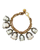 Decade Simulated Pearl Bracelet