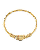 Freja Brass Collar Necklace