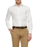 Basic Woven Sport Shirt, White