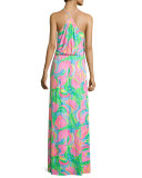 Rosa Sleeveless Printed Maxi Dress