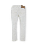 Jemma Cotton Skinny Jeans, White, Size 2-6X