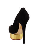 Dolly Island Platform Pump, Black