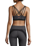 Dotty Guru Sports Bra, Black