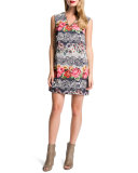 Josie Floral-Print Shift Dress