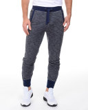 Marled Tapered Zip-Cuff Sweatpants