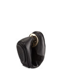 Minnie Travel Logo Ballerina Flat, Black/Gold