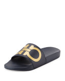 Men's Groove Logo Pool Slide