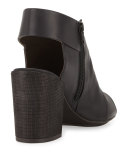 Dar Leather Chunky-Heel Sandal, Black