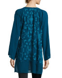 Raglan-Sleeve Georgette Blouse, Plus Size  