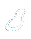 Chain Necklace with Turquoise Beads