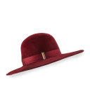 Kyleigh Hand-Blocked Wide-Brim Hat
