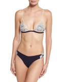 Moonlight Soft Triangle Bra, Dark Blue