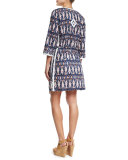 Sophie Ikat-Print Cotton Tunic