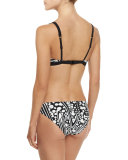 Adele Printed Keyhole Swim Top