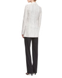 Milano Knit Contour Shell, Hematite Melange