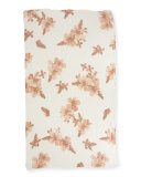 Dyed Floral Cashmere Scarf