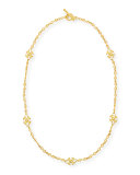 Aegean 18k Diamond Station Necklace