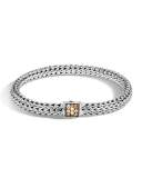 Classic Chain Small Pavé Pusher Clasp Bracelet