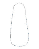 Silver Rock Candy Multi-Stone Necklace in Blue Topaz, 40"
