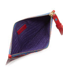 Paradise Zip-Top Wristlet, Red
