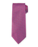 Silk Chevron Tie