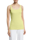 Long Organic Cotton Baby Rib Slim Tank