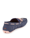 Bow-Tie Water-Resistant Loafer, Shadow Blue