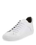 Classic Leather Low-Top Sneaker, White
