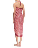 Printed Cover-Up Sarong, Boho