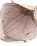 Ivy Slouchy Leather Satchel Bag, Bedrock