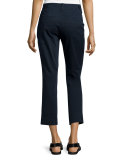 Flat-Front Chino Pants