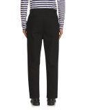 Twill Workwear Trousers, Black