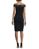 Off-The-Shoulder Bandage Dress