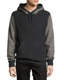 Radford Colorblock Hoodie, Charcoal