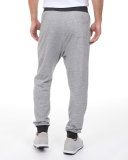 French Terry Drop-Inseam Sweatpants, Light Gray
